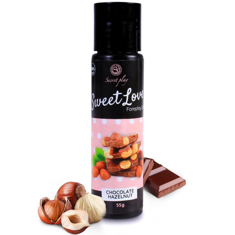 Lubrificante Intimo Commestibile Secretplay Dolce Amore — Cioccolato e Noccio...