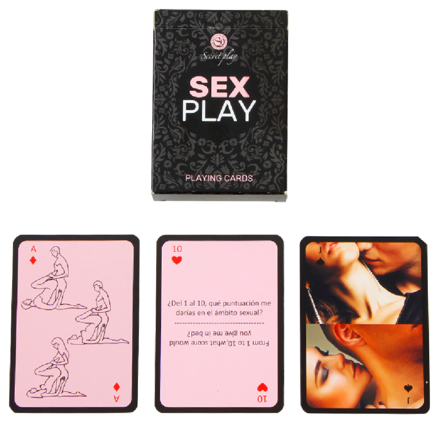 Gioco di Carte Erotico Secretplay Sex Play — 55 Carte