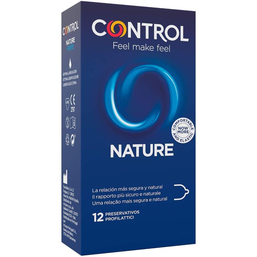 Preservativi in Lattice Control Adapta Nature — 12 Unità