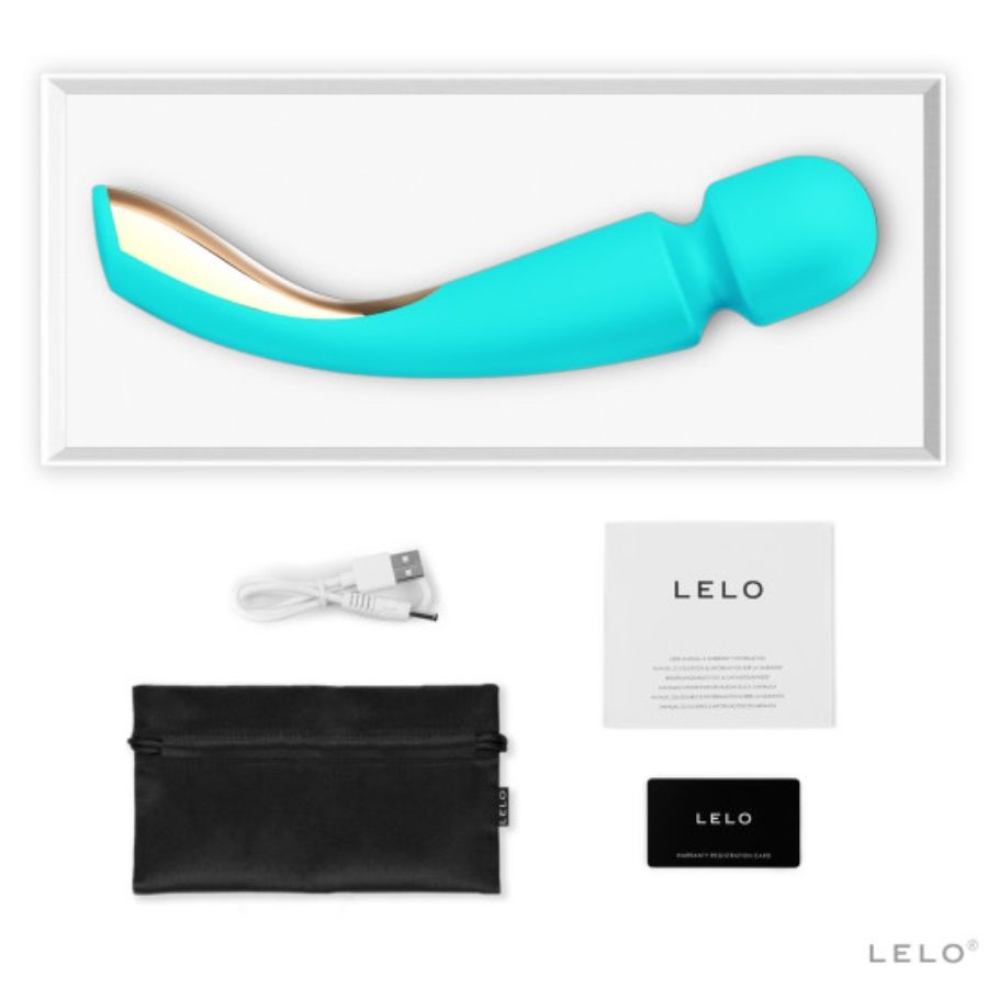 Vibratore Wand LELO Smart Wand 2 — 10 Modalità, Turchese