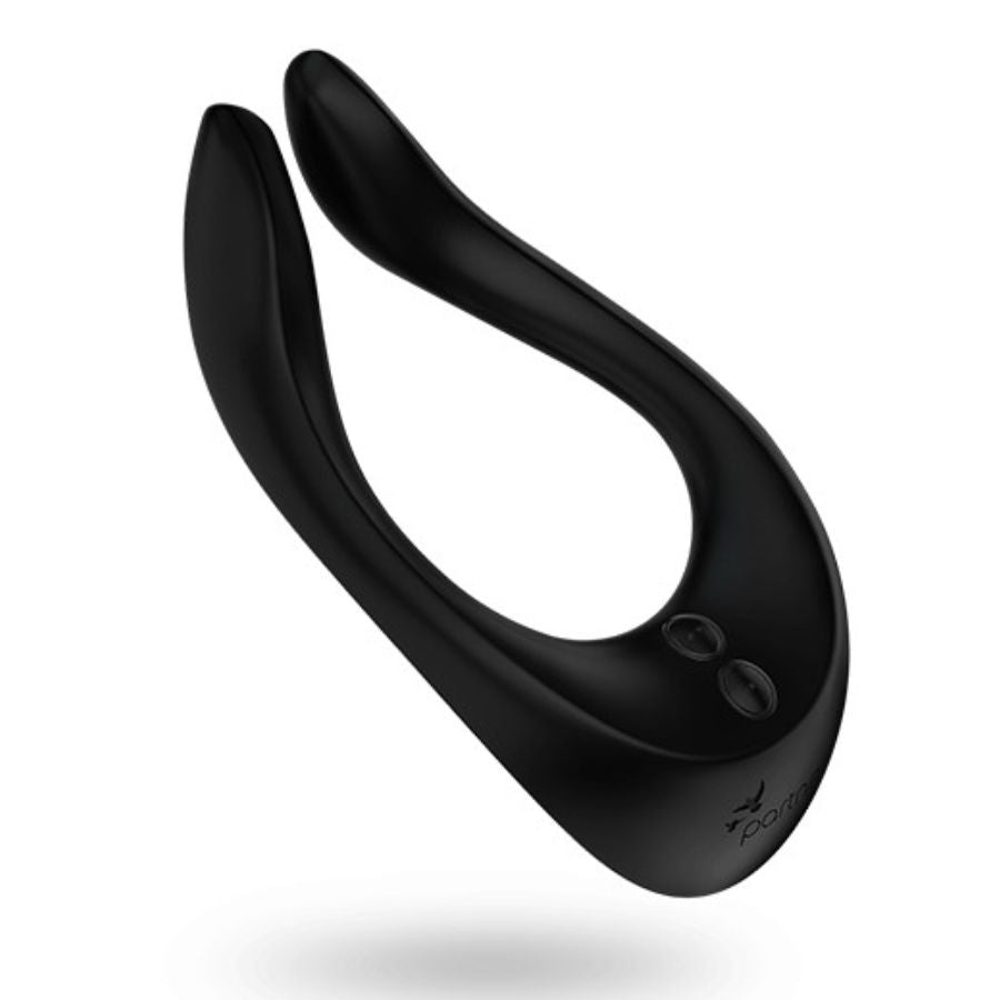 Anello Fallico Vibrante Satisfyer Partner Multifun 2 — Nero