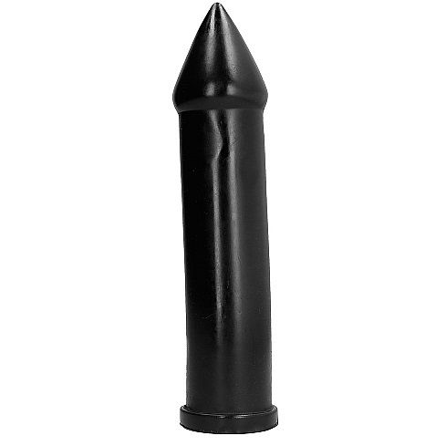 Dildo All Black — PVC, 24 cm