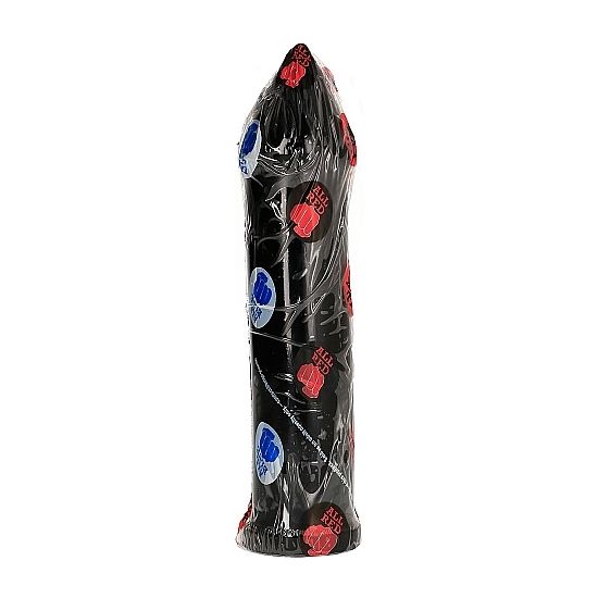 Dildo All Black — PVC, 24 cm