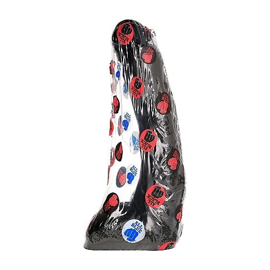 Dildo Realistico Flessibile All Black — PVC, 29 cm