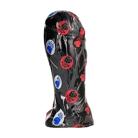 Dildo Realistico All Black Punta Larga — 22 cm