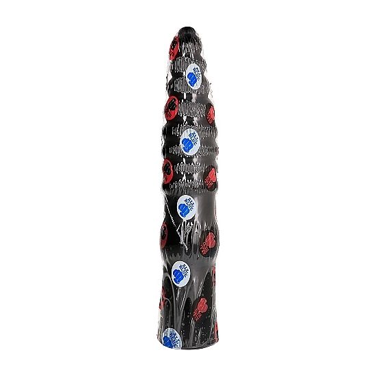 Dildo Anale All Black — 33 cm