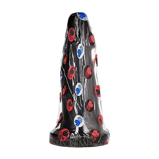 Dildo Realistico All Black Dong — PVC 27 cm