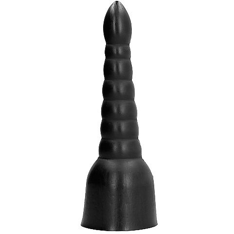 Dildo Realistico All Black — 34 cm, Uso Avanzato