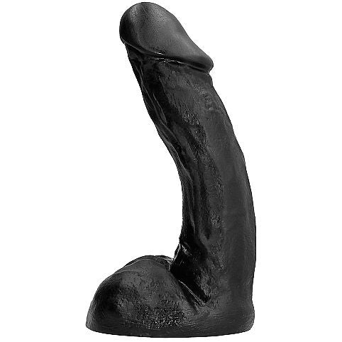 Dildo Punto G All Black Dong — 28 cm