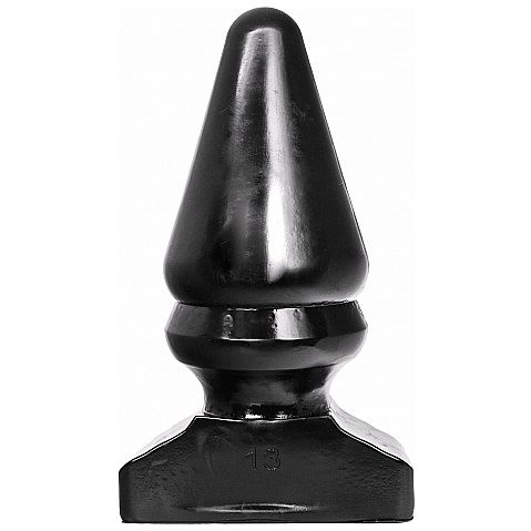 Plug Anale Conico All Black — 28,5 cm