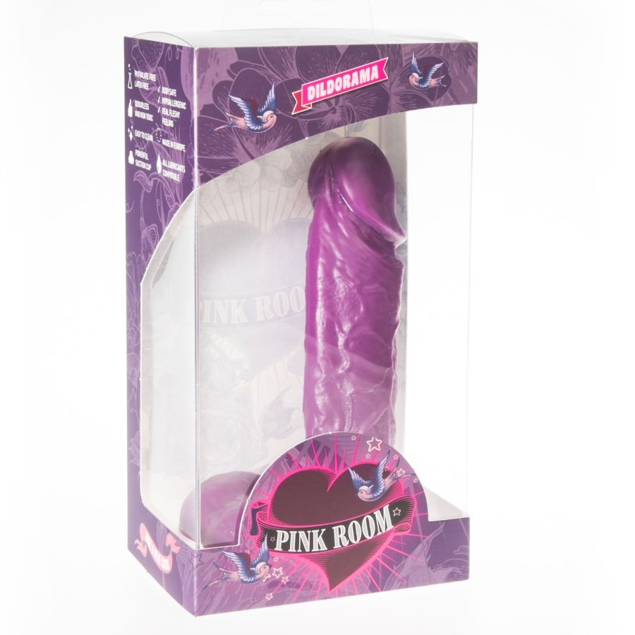 Dildo Realistico Pink Room Amadeo — 15,5 cm, Viola