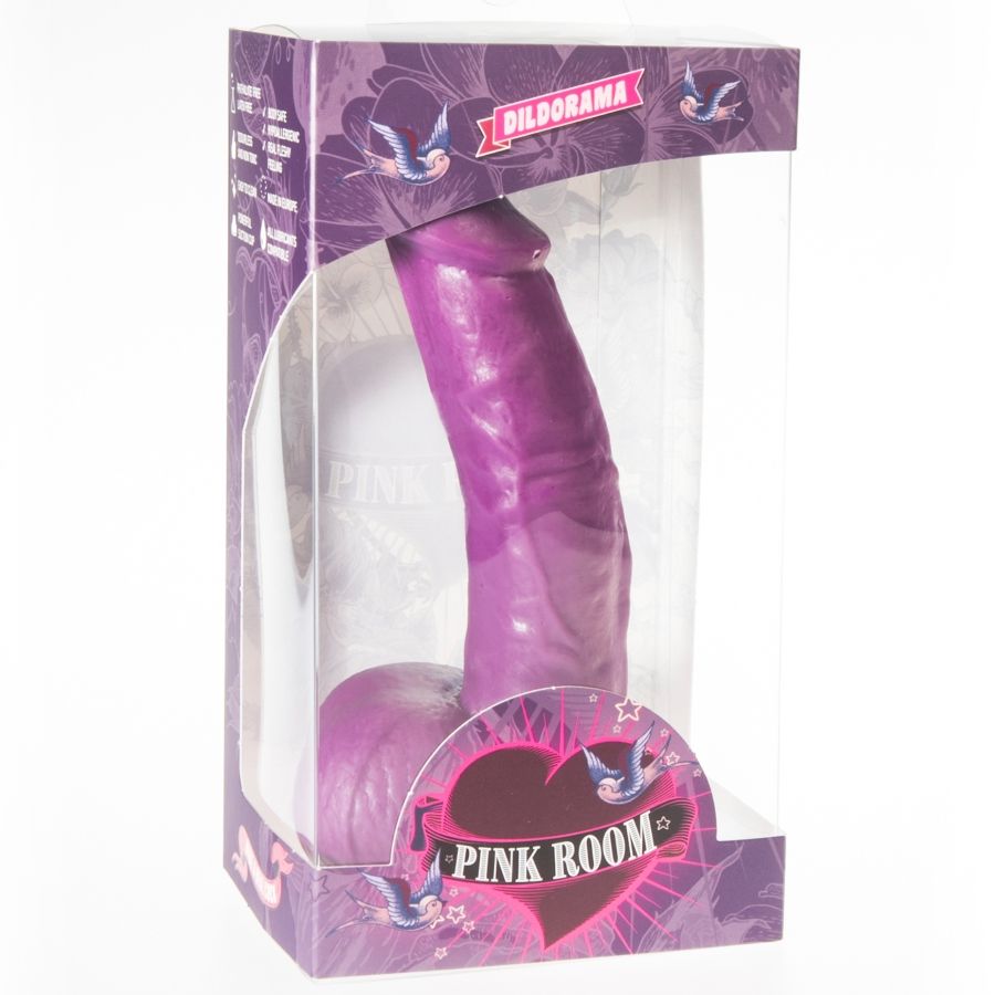 Dildo Realistico Pink Room Connor — 16 cm, Viola