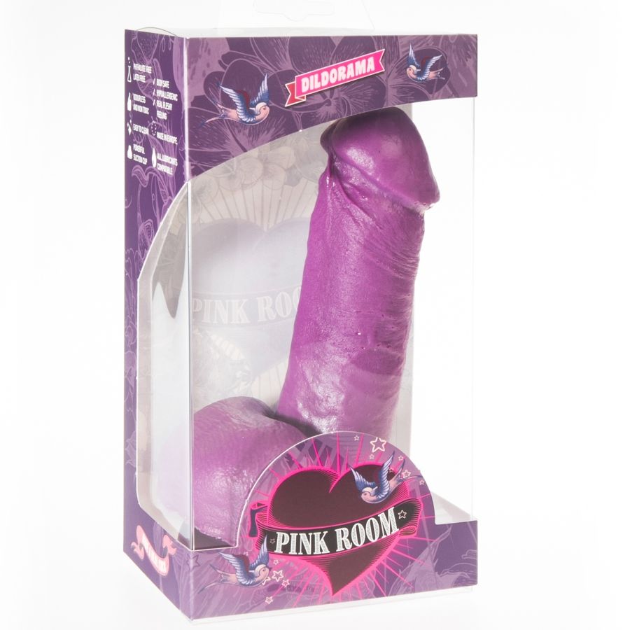 Dildo Realistico Pink Room Nao — Viola, 16 cm