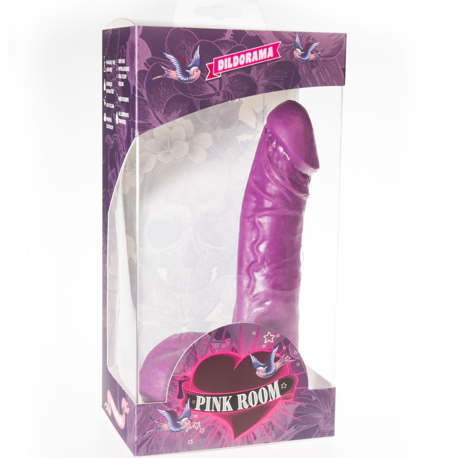 Dildo Realistico Pink Room Eban — 19 cm, Viola