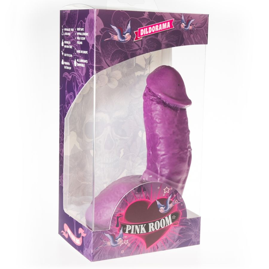 Dildo Realistico Pink Room Elian — 17,5 cm, Viola