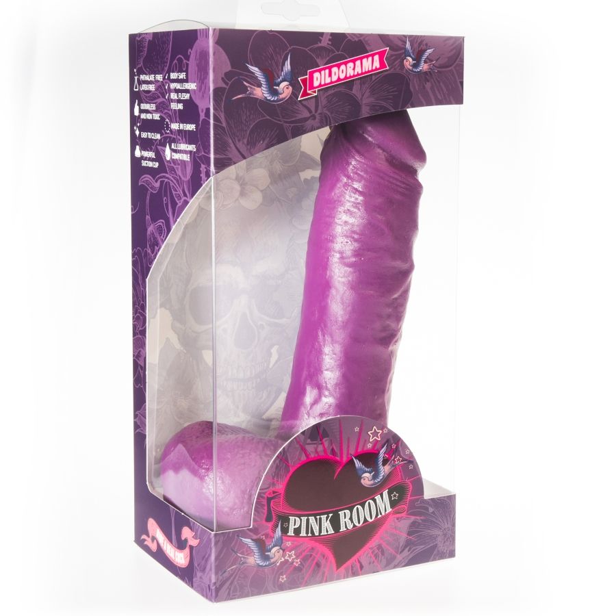 Dildo Realistico Pink Room Anton — 21,5 cm, Viola