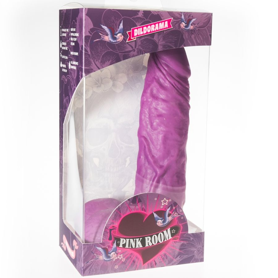 Dildo Realistico Pink Room Chems — 20 cm, Viola