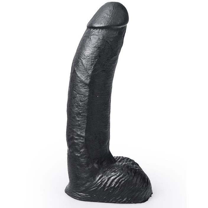 Dildo Realistico Nero Hung System George — 22 cm