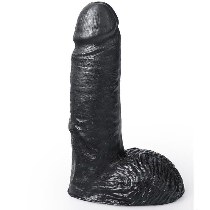 Dildo Realistico con Ventosa Hung System Marcel — 17 cm Nero