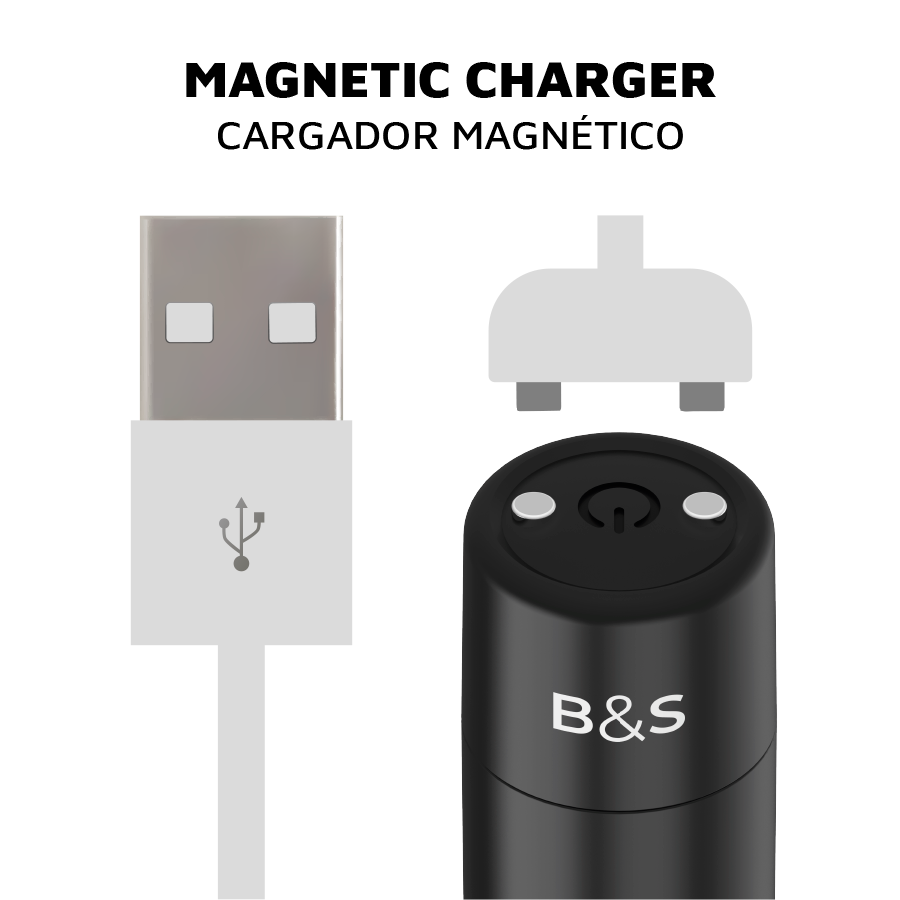 Uovo Vibrante Magnetico Black&Silver Kernex 2 — Nero