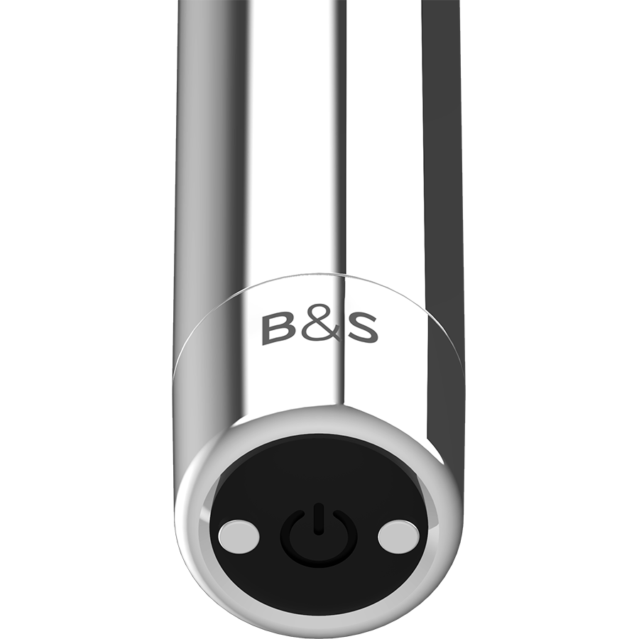 Uovo Vibrante Magnetico Black&Silver Kailan 2 — Argento