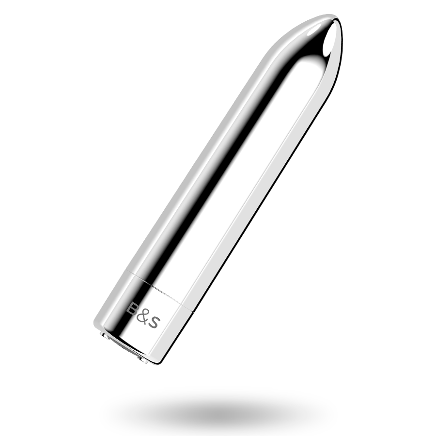 Uovo Vibrante Magnetico Black&Silver Kailan 2 — Argento