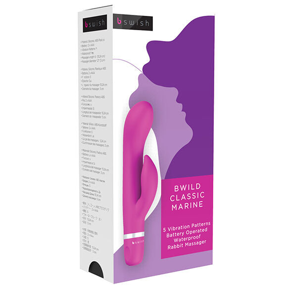 Vibratore Rabbit B Swish Bwild Classic Marine — Silicone