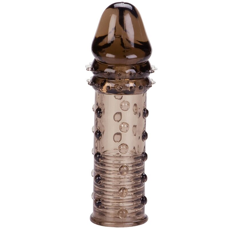Guaina Fallica Calexotics Adonis — Silicone, +5 cm, Nera