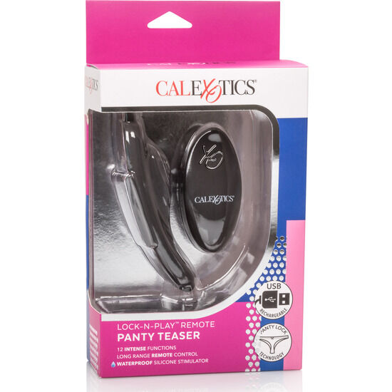Uovo Vibrante con Telecomando Calexotics Lock N Play — Silicone