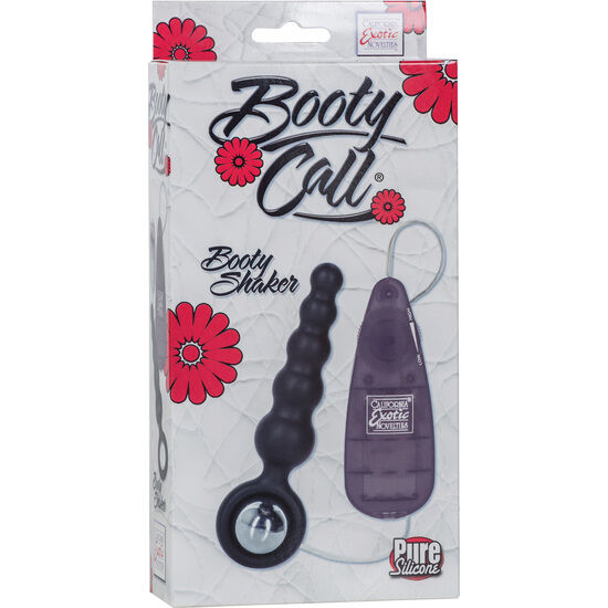 Plug Anale Vibrante Calexotics Booty Shaker — Silicone, 5 cm