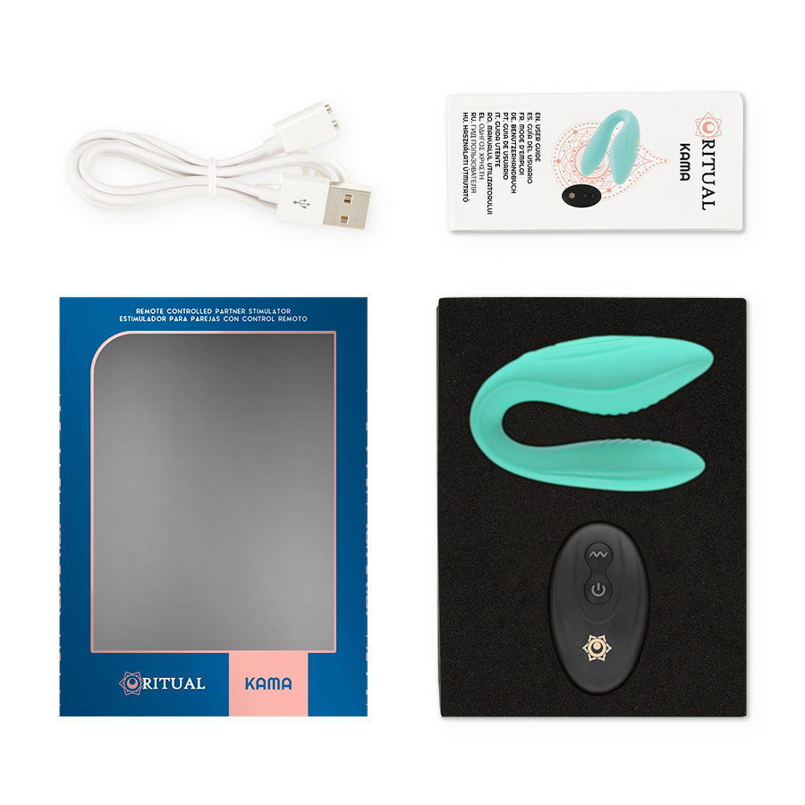 Vibratore Rabbit Telecomandato Rithual Kama — Impermeabile