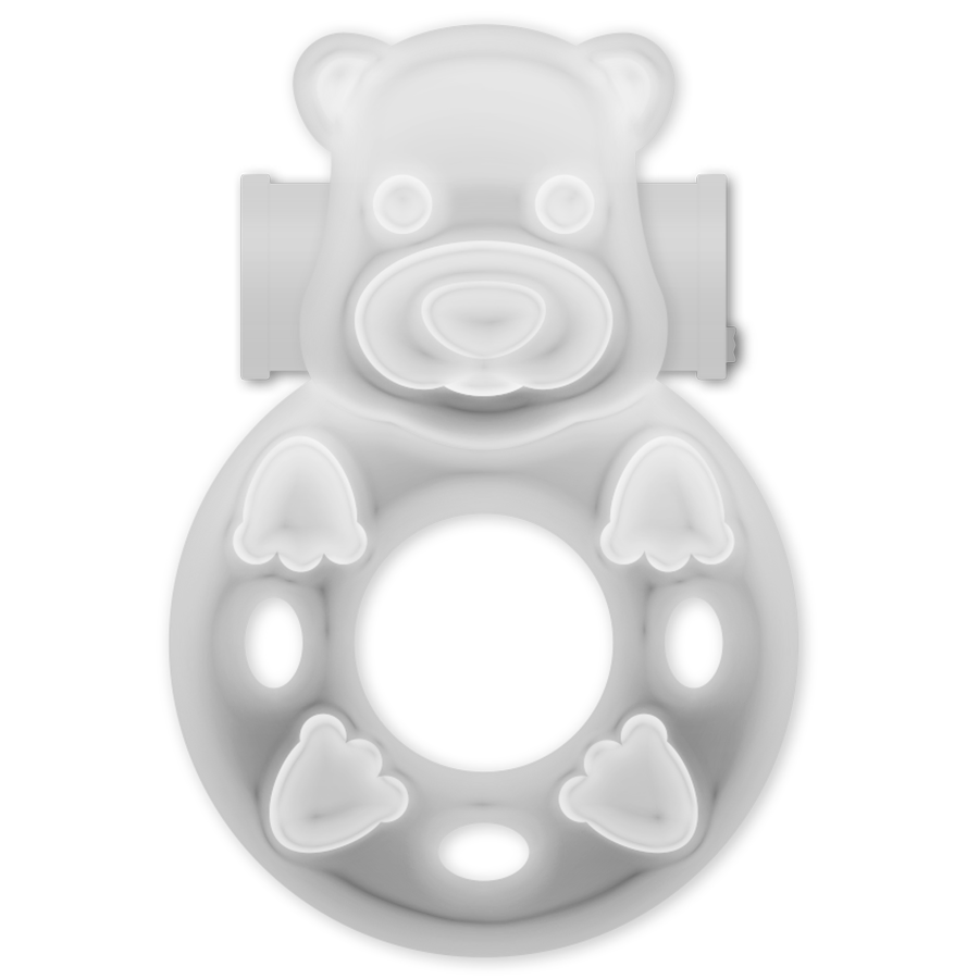 Anello Fallico Vibrante Casual Love Ring 26 — TPR Trasparente