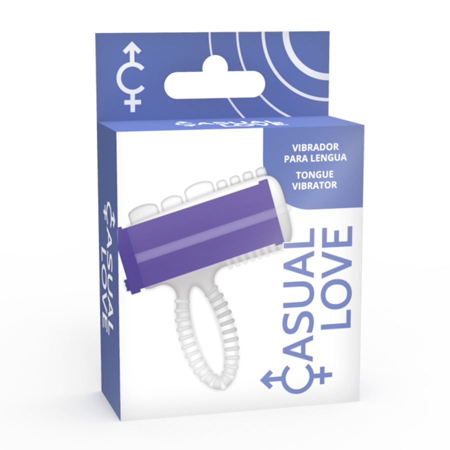 Anello Vibrante per Dito e Lingua Casual Love — Lilla
