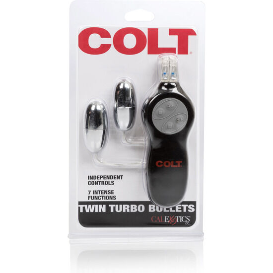 Uovo Vibrante Doppio Calexotics Colt Twin Turbo — 7 Funzioni