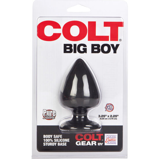 Plug Anale Colt Big Boy Calexotics — Silicone, Nero