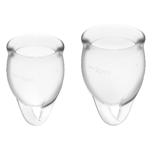 Coppa Mestruale Satisfyer Feel Confident — 15 + 20 ml