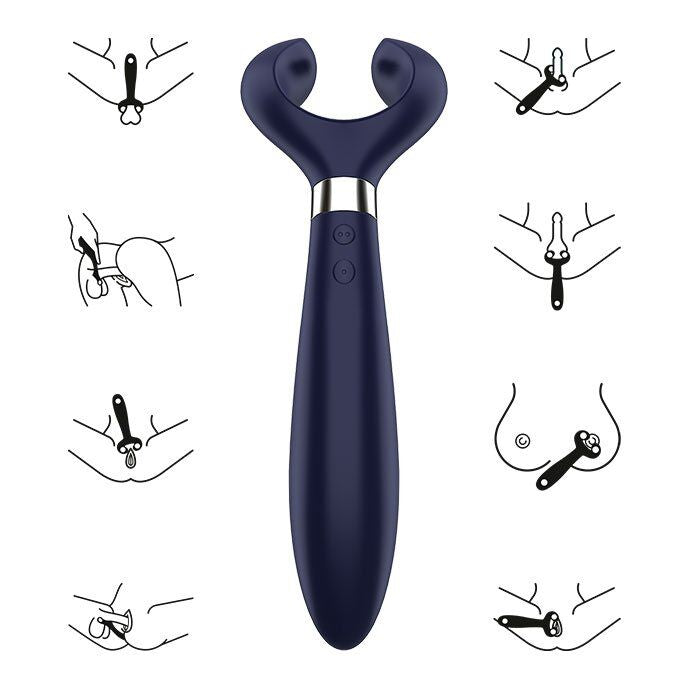 Vibratore Multifunzione Satisfyer Multifun 3 — 33 Modalità, Blu
