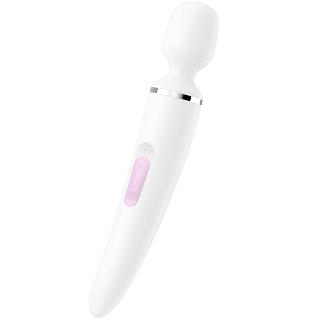 Vibratore Wand Satisfyer Wand-er Woman — Bianco