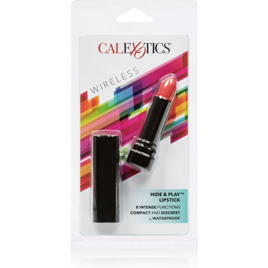 Vibratore Rossetto Discreto Calexotics Hide & Play — 8 velocità