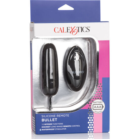 Uovo Vibrante con Telecomando Calexotics Remote Bullet — Nero