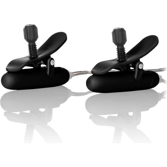 Pinze Capezzoli Vibranti Riscaldanti Calexotics Nipple Play