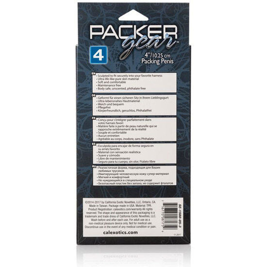 Packer Realistico Calexotics Pecker Gear — Pure Skin, 12.75 cm