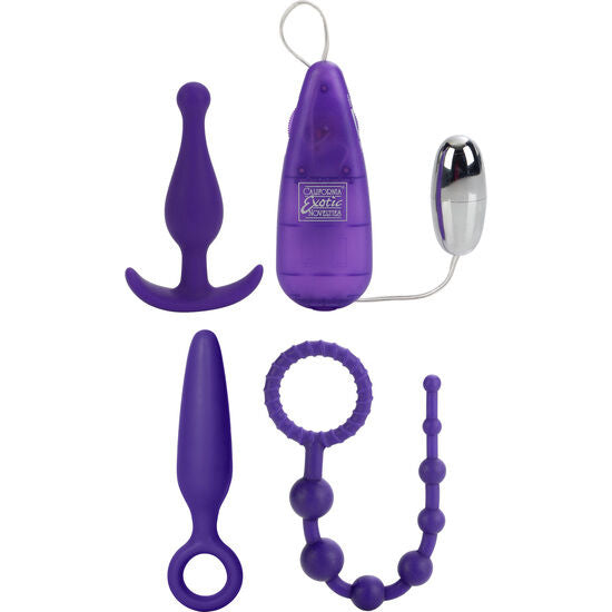 Kit Anale Vibrante Calexotics — Plug, Ovetto e Palline Anali