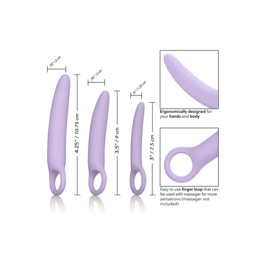 Set Dilatatori Vaginali in Silicone Calexotics Dr. Laura Berman — 3 pz