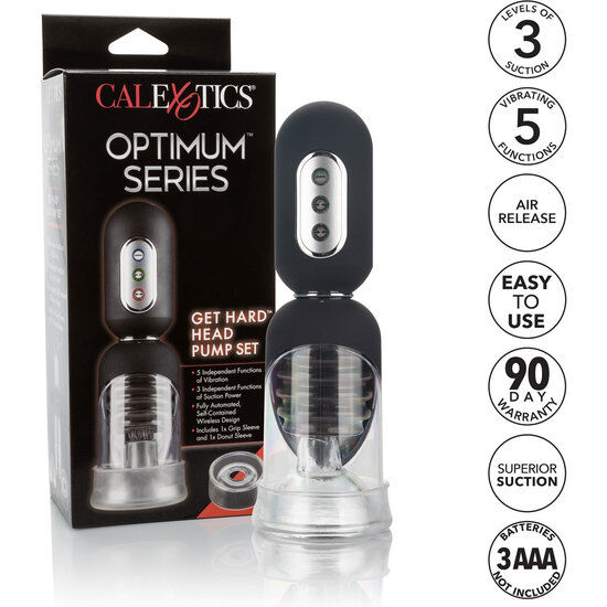 Pompa Pene Automatica Vibrante Calexotics Get Hard — 3 Livelli