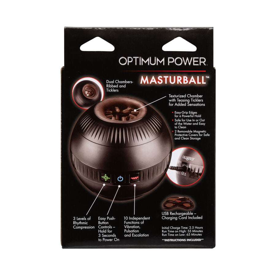 Masturbatore Maschile Vibrante Calexotics Masturball Optimum Power