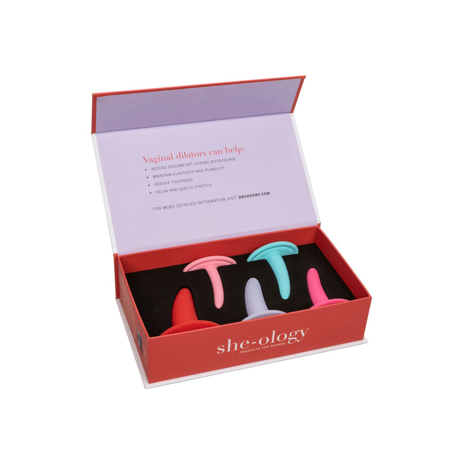 Set Dilatatori Vaginali Calexotics She-Ology — 5 Pezzi