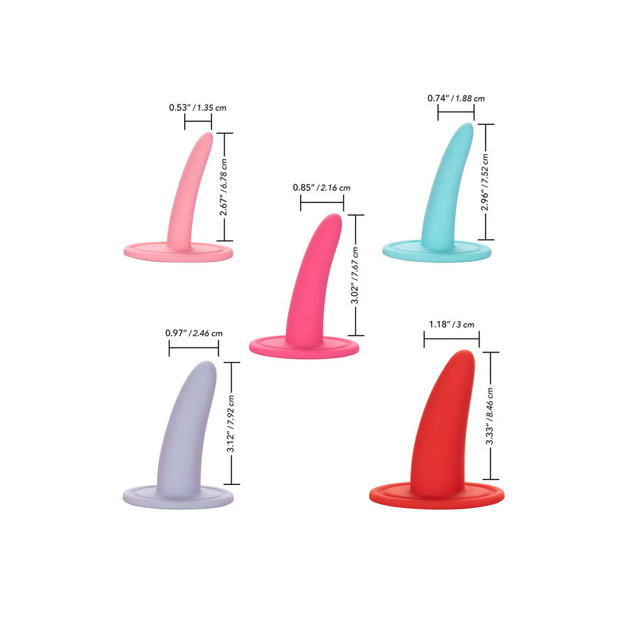 Set Dilatatori Vaginali Calexotics She-Ology — 5 Pezzi
