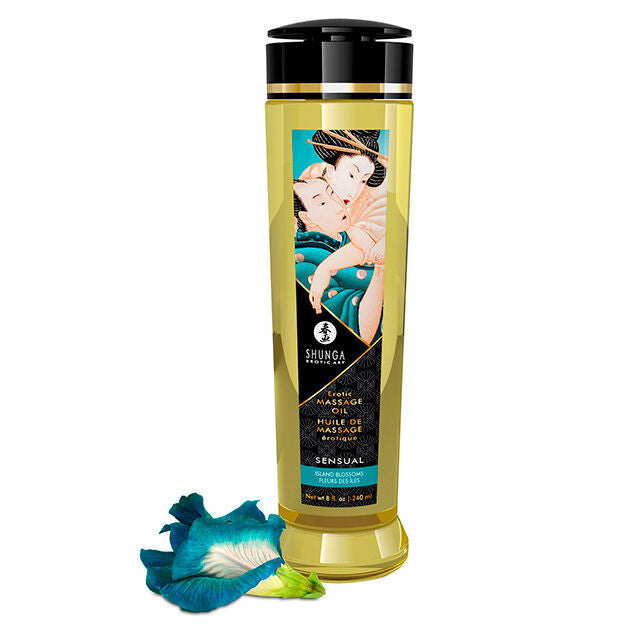 Olio da Massaggio Erotico Shunga Flores de la Isla — 240 ml