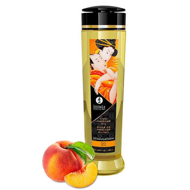 Olio da Massaggio Erotico Shunga — Pesca, 240 ml